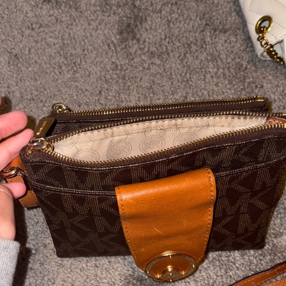 Michael Kors Black and Brown Crossbody - Picture 5 of 5
